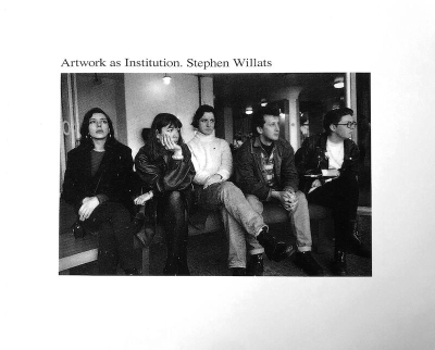 artwork as institution cover