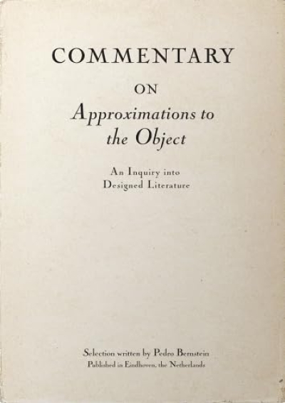 Commentary on Approximations to the Object Cover