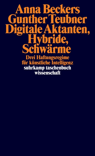 cover Digitale Aktanten, Hybride, Schwärme