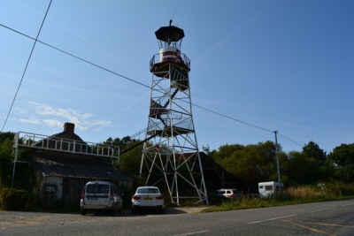 Lighthouse at the site of the intended air traffic control tower, Zone à Defendre (ZAD), Notre-Dames-des-Landes, Brittany