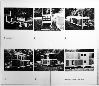 Modular Housing Prototype (half scale) (Oswald Mathias Ungers with Gerardo Brown-Manrique and others, Ithaka 1972)